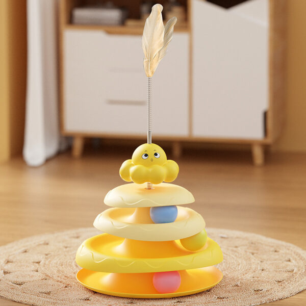 Cat Teasing Stick Octopus Cat Carousel Toy Cat Toy - Image 2