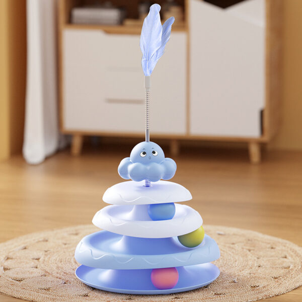 Cat Teasing Stick Octopus Cat Carousel Toy Cat Toy - Image 3