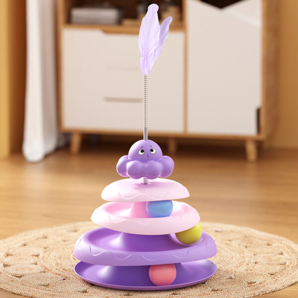 Cat Teasing Stick Octopus Cat Carousel Toy Cat Toy - Image 4