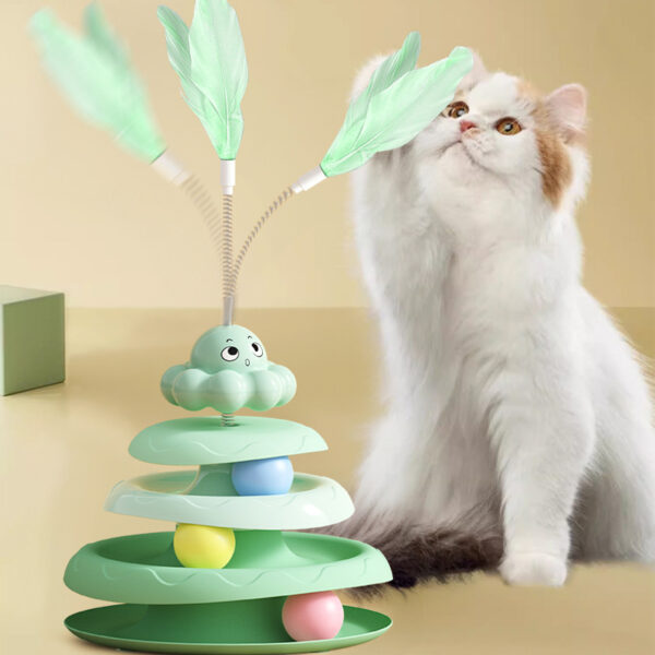 Cat Teasing Stick Octopus Cat Carousel Toy Cat Toy - Image 5