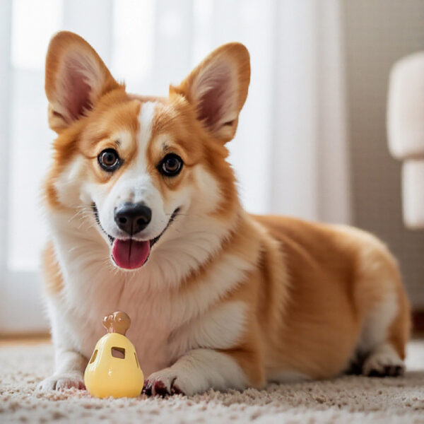 Pet Toy Food Treat Dispenser Toy Chicken Leg Tumbler Dog Toy - Image 4