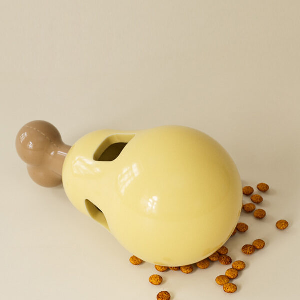 Pet Toy Food Treat Dispenser Toy Chicken Leg Tumbler Dog Toy - Image 2