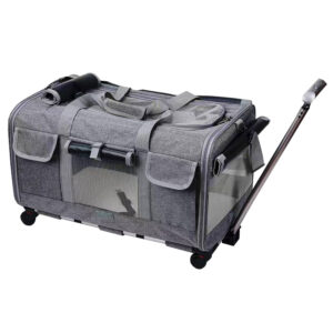 Pet Carrier Bag Foldable Portable Large Capacity Suitcase Dog Cat Carrier