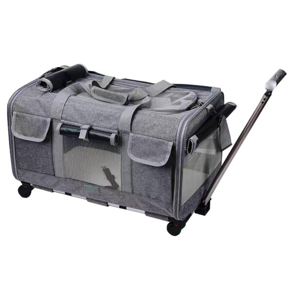 Pet Carrier Bag Foldable Portable Large Capacity Suitcase Dog Cat Carrier