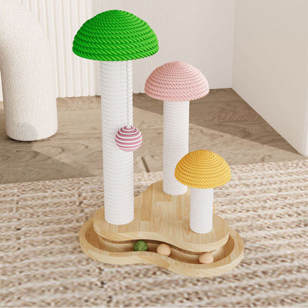 Small Cat Trees Mushroom Sisal Hemp - Image 3