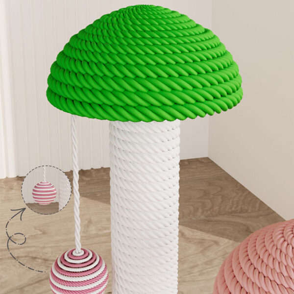 Small Cat Trees Mushroom Sisal Hemp - Image 5