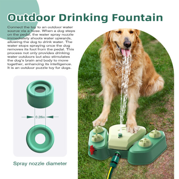 Dog Toy Outdoor Drinking Fountain Outdoor Sprinkler - Image 5