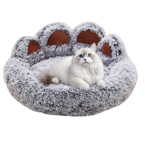 Pet Bed Warm Plush Polygonal Cat Dog Bed