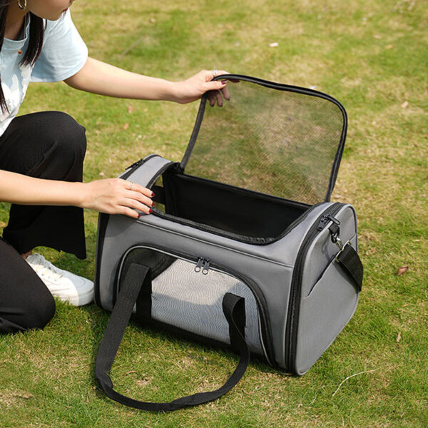 Pet Carrier Bag Foldable Portable Small Cat Dog Pet Carrier - Image 6
