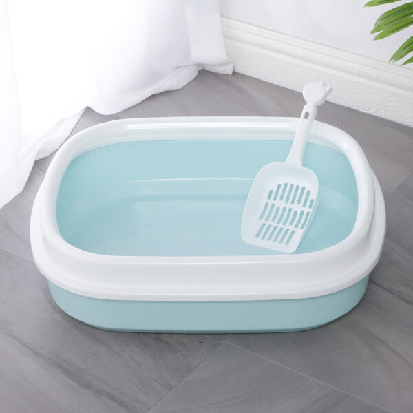 Cat Toilet Litter Box Easy Cleaning Detachable Plastic Cat Toilet - Image 4