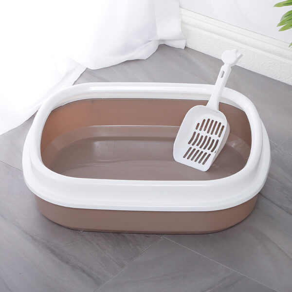 Cat Toilet Litter Box Easy Cleaning Detachable Plastic Cat Toilet - Image 5