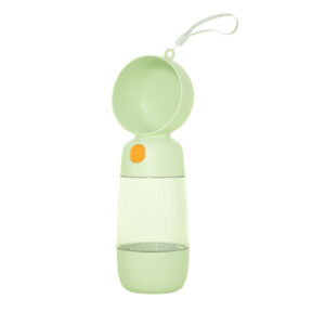 Portable Dog Water Food Bottle Plastic Wholesale Outdoor Travel Pet Dog Bottle