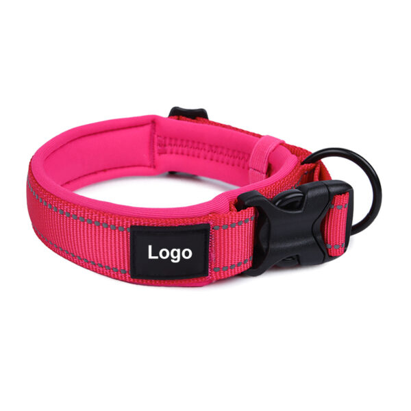 Nylon Pet Collars Reflective Stripe Dog Collars - Image 3
