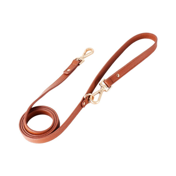 Leather Dog Leash Waterproof Large Dog Pet Leash - Image 3
