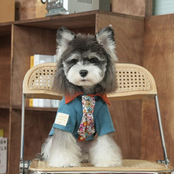 Pet Clothes Wholesale Port style Retro Shirt - Image 2