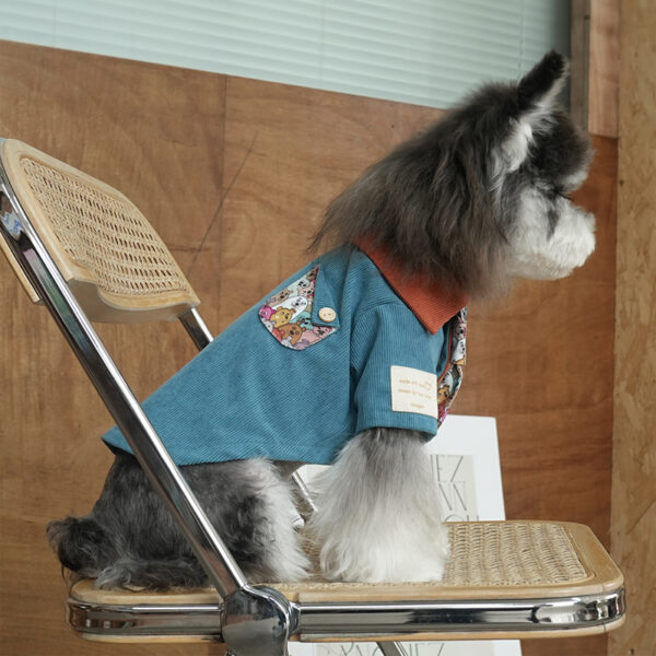 Pet Clothes Wholesale Port style Retro Shirt - Image 4