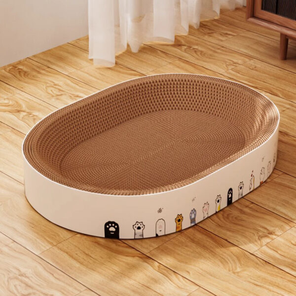 Oval Cat Board Wholesale Cat Scratch Board Cardboard - Image 4
