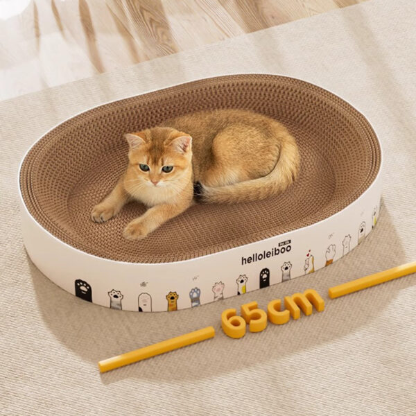 Oval Cat Board Wholesale Cat Scratch Board Cardboard - Image 2