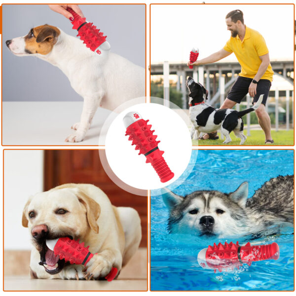 Natural Rubber Dog Chew Toy Baseball Shape Dog Toys Teeth Cleaning - Image 5