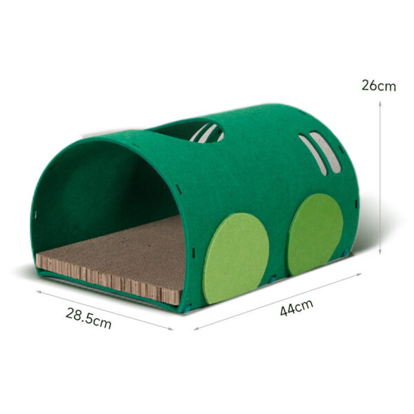 Train Cat Tunnel Nest Toys Cat Scratching Board - Image 4