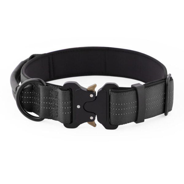 Tactical Reflective Nylon Pet Collar for Medium Large Dogs - Image 4