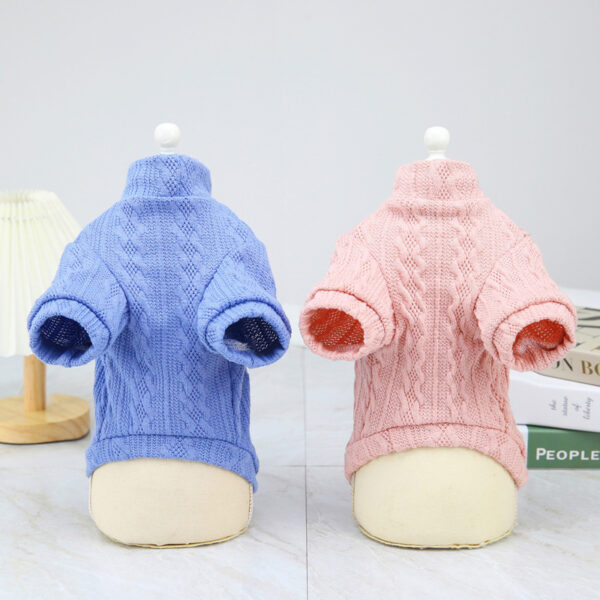 Dog Sweaters Autumn Winter Warm Pet Clothes - Image 5