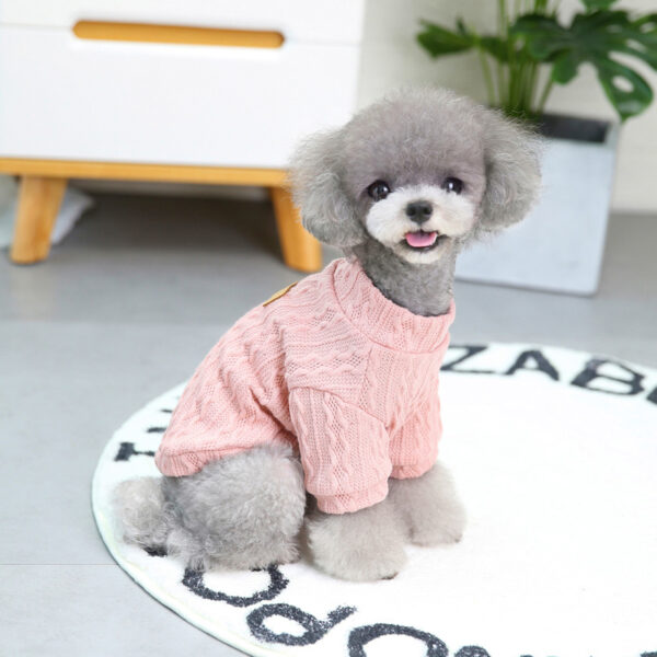 Dog Sweaters Autumn Winter Warm Pet Clothes - Image 6