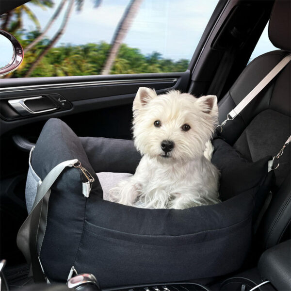 Dog Car Seat Bed Waterproof Removable Washable  for Dogs Travel - Image 4