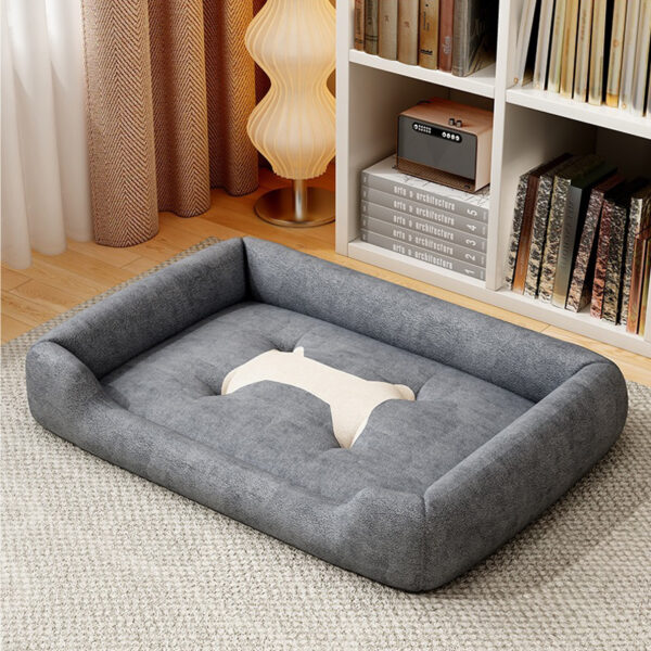 Large Rectangle Dog Sofa Bed Nest Breathable Pet Bed - Image 3
