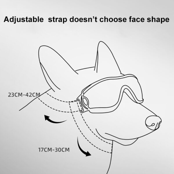 New Pet Cool Goggles Glasses with UV protection and Adjustable - Image 6
