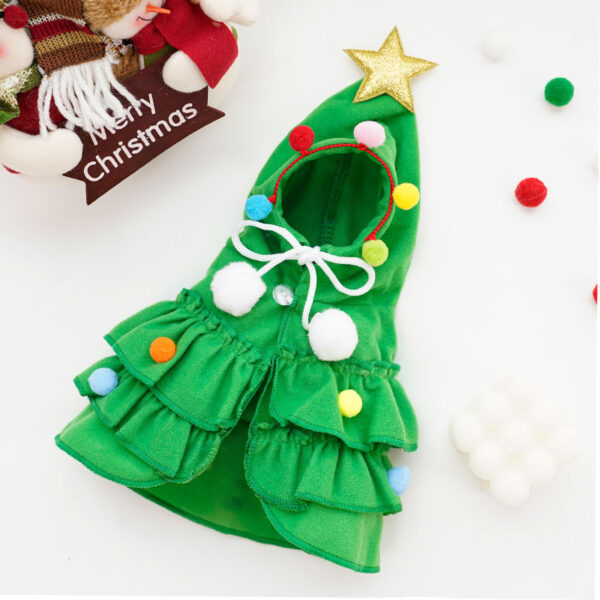 Stylish Puppy Dog Christmas Cloak Wholesale Pet Clothes - Image 5