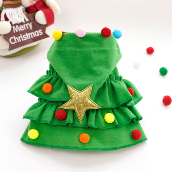Stylish Puppy Dog Christmas Cloak Wholesale Pet Clothes - Image 6