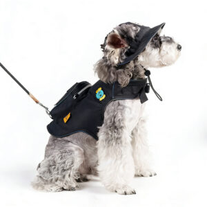 Small Dog Outdoor Reflective Dog Walking Vest Pet Clothes With Chest Back Traction