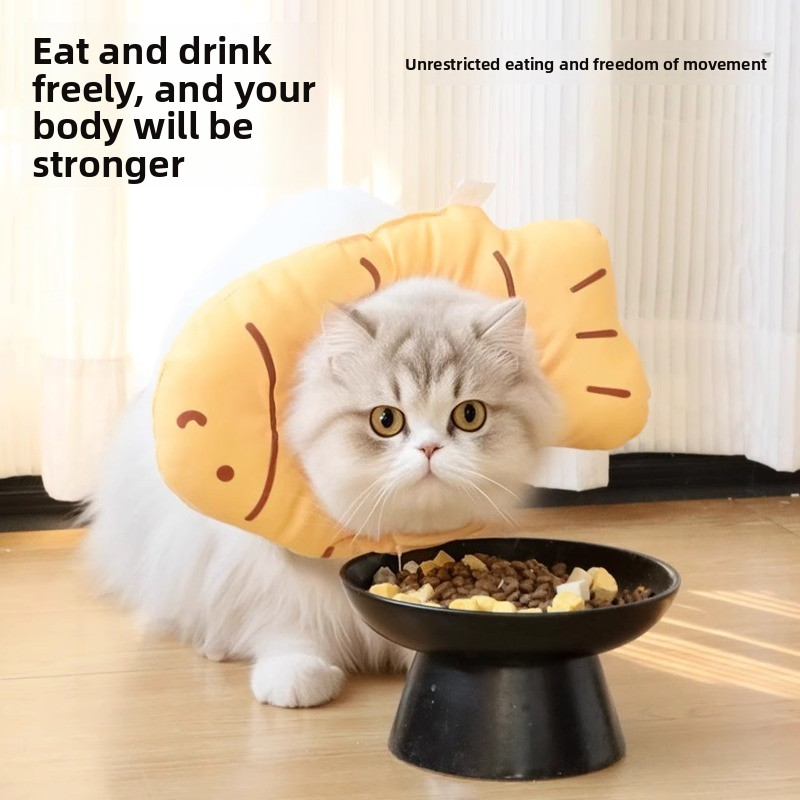 Elizabethan Collar for Cats Anti Licking Neck Post Surgery Adjustable Pet Collar - Image 4